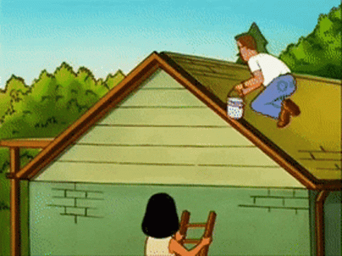 king-of-the-hill-hank-falling-roof.gif