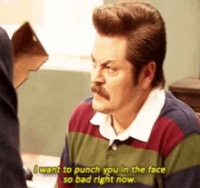 ron-swanson-i-want-to-punch-you-in-the-face-so-bad-right-now.gif