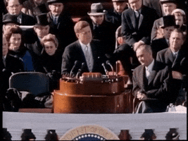 ask not john f. kennedy GIF by US National Archives